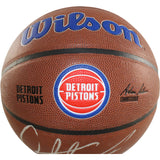Dennis Rodman Autographed/Signed Detroit Pistons Basketball Beckett 54274