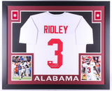 Calvin Ridley Signed Alabama Crimson Tide 35x43 Framed Jersey (JSA COA) Jaguars
