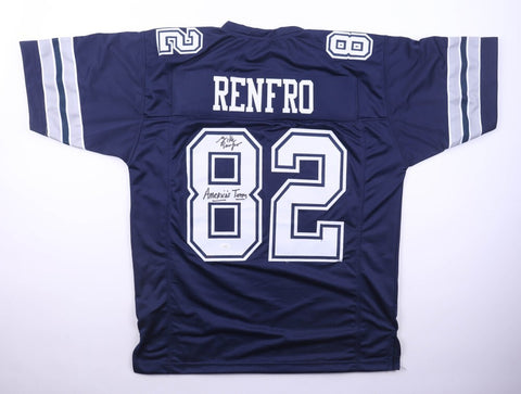 Mike Renfro Signed Dallas Cowboys Jersey Inscribed "America's Team" (JSA COA) WR