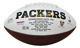 Jordan Love Signed Green Bay Packers Logo Football BAS ITP