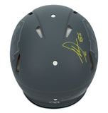Antonio Gates Autographed Chargers HOF Logo Authentic Slate Helmet Beckett