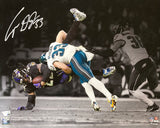 Cooper DeJean Signed 16x20 Eagles Hit vs Ravens D Henry Photo Fanatics