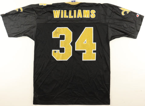 Ricky Williams Signed New Orleans Saints Jersey (Beckett) 1999 NFL #1 Draft Pick