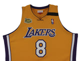 Lakers Kobe Bryant Signed Yellow M&N 1999-2000 HWC Authentic Jersey PSA #B11409