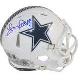 Tony Dorsett Autographed Dallas Cowboys 24 STS Mini Helmet Beckett Witness 49217