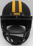 Aaron Jones Autographed Eclipse Black Full Size Helmet Packers Beckett 1W406073
