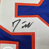 Framed Autographed/Signed Jason Williams 33x42 Florida Blue Jersey JSA COA