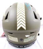 CeeDee Lamb Autographed Cowboys F/S Salute to Service Speed Flex Helmet-Fanatics