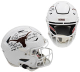 Ricky Williams Signed Texas Longhorns SpeedFlex NCAA LE/16 Helmet with 5 Insc.