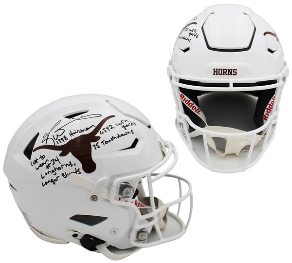 Ricky Williams Signed Texas Longhorns SpeedFlex NCAA LE/16 Helmet with 5 Insc.