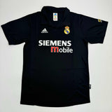 Autographed/Signed Ronaldo Nazario Real Madrid Black Jersey Beckett COA