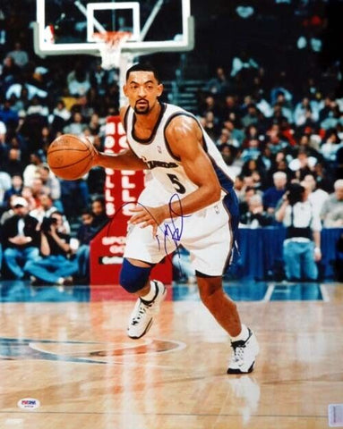 Juwon Howard Autographed Signed 16x20 Photo Washington Wizards PSA/DNA #S76739