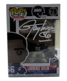 Lawrence Taylor HOF Signed/Insc Funko Pop #79 NY Giants Beckett Witness 200093