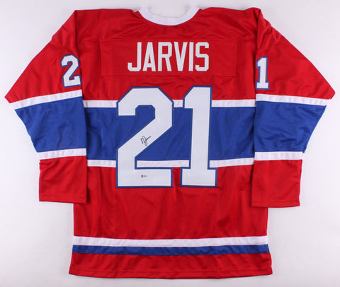 Doug Jarvis Signed Canadiens Jersey (Beckett COA) Playing career 1975-1988