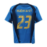 Marco Materazzi Signed Italy Soccer Jersey #23 with Beckett COA