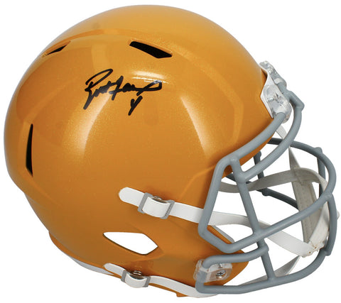 Brett Favre Autographed Packers Throwback Full Size Speed Helmet Radtke Holo