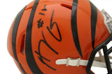 AJ Green Autographed Cincinnati Bengals Speed Mini Helmet Beckett 39069