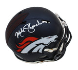 Mike Shanahan Signed Denver Broncos Speed NFL Mini Helmet