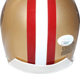 Joe Montana Autographed San Francisco 49ers VSR4 Mini Helmet JSA 40325