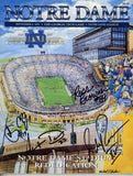 Covington Browner Denson Rossum Signed Notre Dame Irish 1997 Magazine JSA 55077