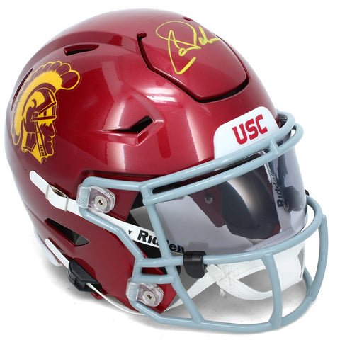 Carson Palmer Autographed USC Trojans Speedflex Midi Helmet Beckett Witnessed