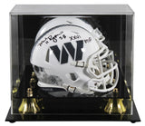 Commanders Mark Rypien "SB MVP" Signed STS III Speed Mini Helmet w/ Case BAS Wit