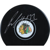 Patrick Maroon Autographed/Signed Chicago Blackhawks Logo Puck Fanatics 53835