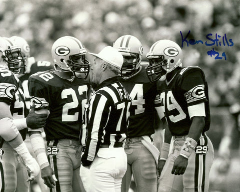 Green Bay Packers Safety KEN STILLS SR. Signed 8x10 Photo #4 AUTO