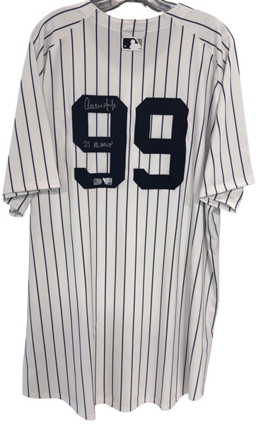 Aaron Judge Signed Nike Replica Jersey 25 AL MVP Auto Fanatics MLB COA Yankees