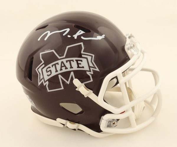 Montez Sweat Signed Mississippi State Bulldogs Speed Mini Helmet (JSA COA) D.E.