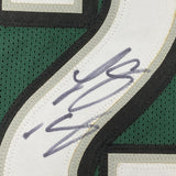 Autographed/Signed LESEAN MCCOY Philadelphia Green Football Jersey JSA COA Auto