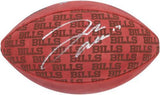 Josh Allen Buffalo Bills Autographed Duke Showcase Football