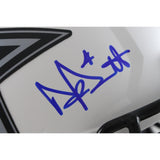 Dak Prescott Autographed Dallas Cowboys Authentic Lunar Helmet Beckett 56324