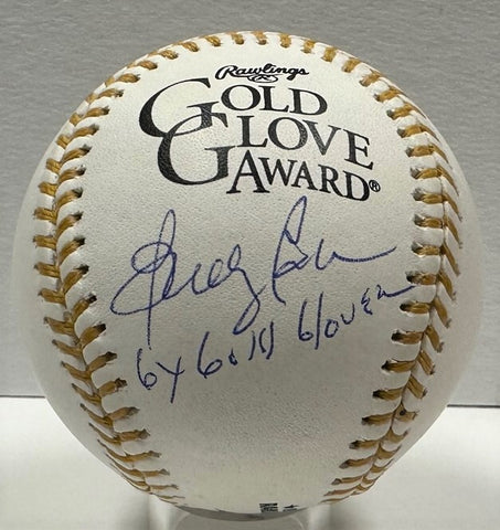 Rangers BUDDY BELL Signed Gold Glove Official Baseball AUTO w/ 6x Gold Glove JSA