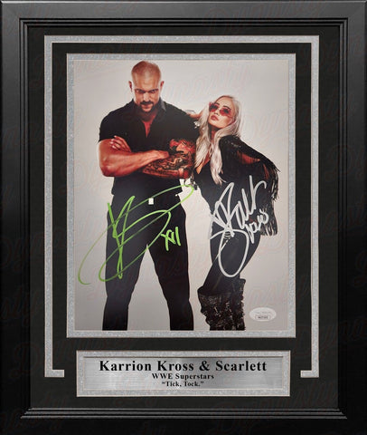 Karrion Kross & Scarlett Autographed 8" x 10" Framed WWE Wrestling Photo