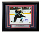 Shane Wright Signed Framed 8x10 Seattle Kraken Photo BAS