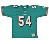 Zach Thomas Signed Miami Dolphins M&N Aqua 2006 Legacy Football Jersey