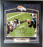 Von Miller Autographed/Inscribed "SB50 MVP" 16x20 Photo w/ Frame Beckett COA