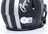 Roger Staubach Autographed Cowboys Eclipse Speed Mini Helmet- Beckett *Silver