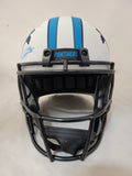 CHUBA HUBBARD SIGNED PANTHERS F/S LUNAR ECLIPSE SPEED REP HELMET BECKETT QR