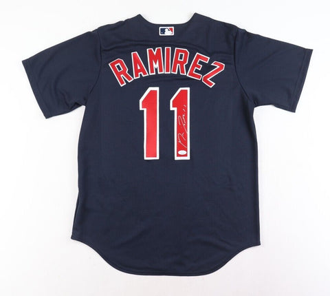 Jose Ramirez Signed Cleveland Indians Jersey (JSA COA) 5xAll Star at 3rd Base