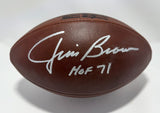 Cleveland Browns JIM BROWN Signed Authentic Duke Football AUTO - JSA PSA