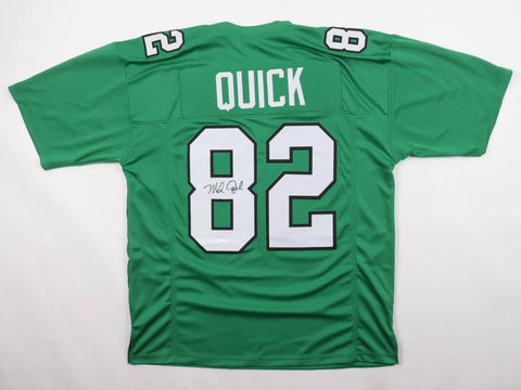 Mike Quick Signed Philadelphia Eagles Jersey (JSA) 5xPro Bowl Wide Receiver