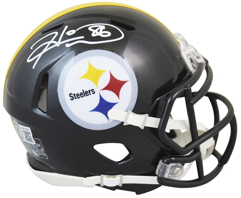 Steelers Hines Ward Authentic Signed Speed Mini Helmet Autographed BAS Witnessed