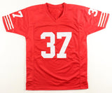 Jimmy Johnson Signed San Francisco 49ers Jersey (Beckett) 5xPro Bowl Def. Back