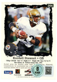 Kordell Stewart Autographed 95 Score #264 Trading Card Beckett Witness 52807