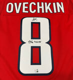 Alexander Ovechkin Autographed Washington Capitals Jersey 895 Goal Fanatics
