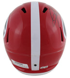 Georgia Hines Ward Signed Full Size Speed Rep Helmet W/ Case BAS Witnessed