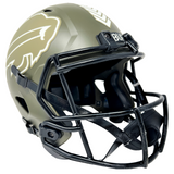 Josh Allen Buffalo Bills Signed Riddell Salute to Service Replica Helmet BAS