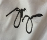Jon Jones Signed Custom White/Blue MMA Fighting Trunks BAS ITP